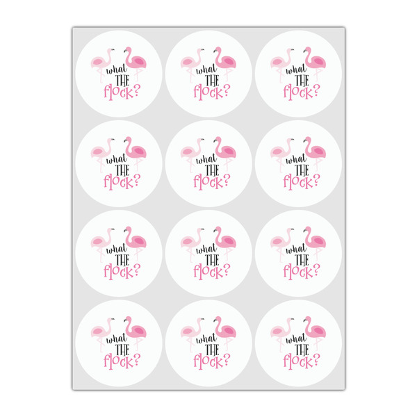 Pink Flamingo Drink Topper - Small - Set of 12