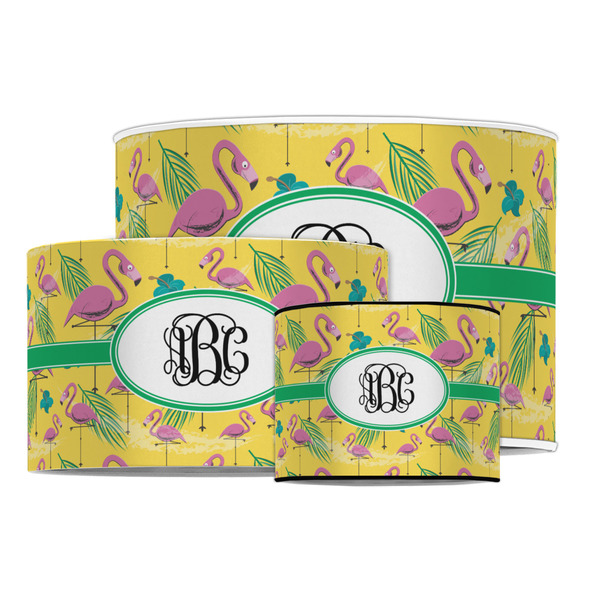 Pink Flamingo Drum Lampshades - MAIN