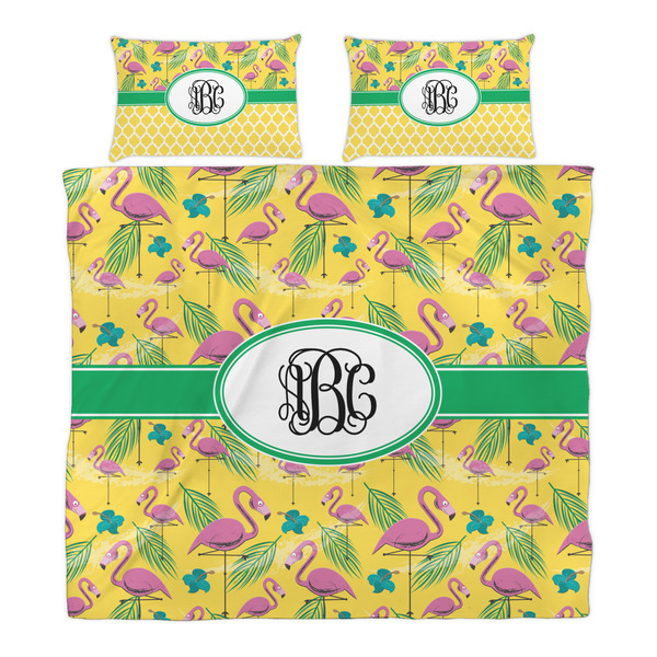 Pink Flamingo Duvet Cover Set - King - Alt Approval