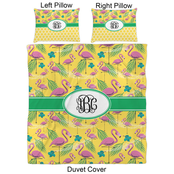 Pink Flamingo Duvet Cover Set - Queen - Approval