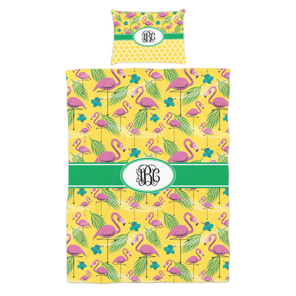 Pink Flamingo Duvet Cover Set - Twin - Alt Approval