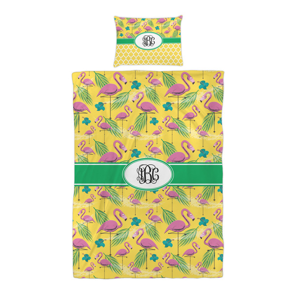 Pink Flamingo Duvet Cover Set - Twin XL - Alt Approval