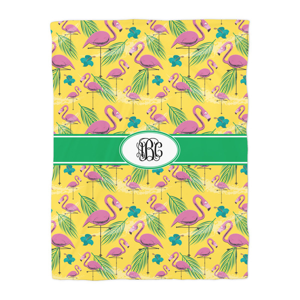 Pink Flamingo Duvet Cover - Twin - Front