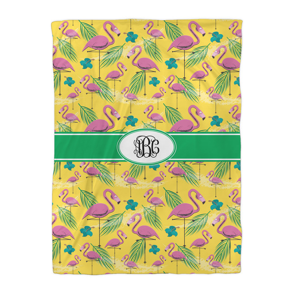 Pink Flamingo Duvet Cover - Twin XL - Front