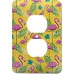 Pink Flamingo Electric Outlet Plate