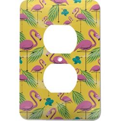 Pink Flamingo Electric Outlet Plate (Personalized)