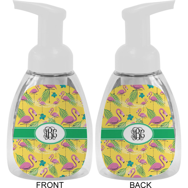 Pink Flamingo Foam Soap Bottle Approval - White