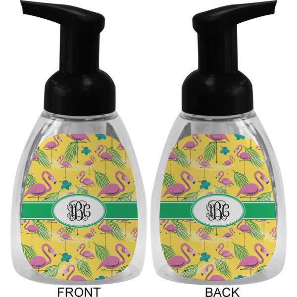 Pink Flamingo Foam Soap Bottle (Front & Back)