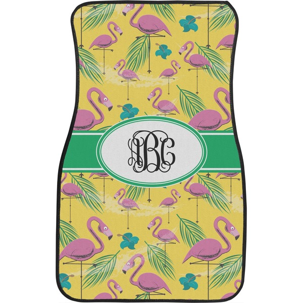 Pink Flamingo Custom Car Floor Mats (Front Seat)