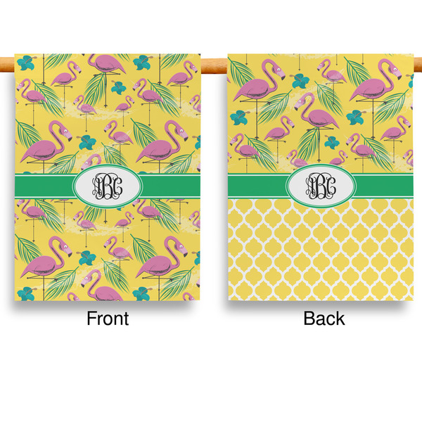 Pink Flamingo Garden Flags - Large - Double Sided - APPROVAL