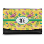 Pink Flamingo Genuine Leather Women's Wallet - Small (Personalized)