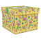 Pink Flamingo Gift Boxes with Lid - Canvas Wrapped - XX-Large - Front/Main