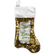 Pink Flamingo Gold Sequin Stocking - Front