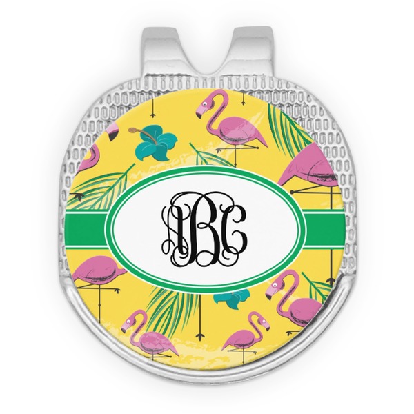 Pink Flamingo Golf Ball Hat Marker Hat Clip
