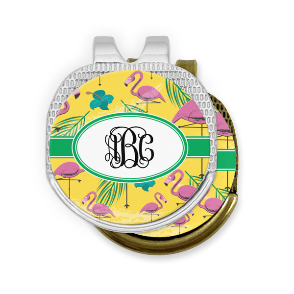 Pink Flamingo Golf Ball Marker Hat Clip - PARENT/MAIN