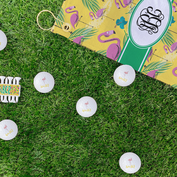 Pink Flamingo Golf Balls - Generic - Set of 12 - LIFESTYLE