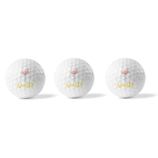 Pink Flamingo Golf Balls - Generic - Set of 3 - APPROVAL