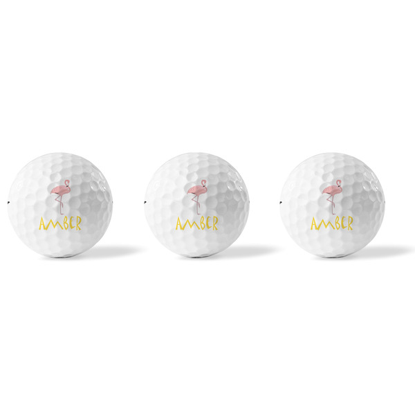 Pink Flamingo Golf Balls - Titleist - Set of 3 - APPROVAL