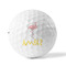 Pink Flamingo Golf Balls - Titleist - Set of 3 - FRONT