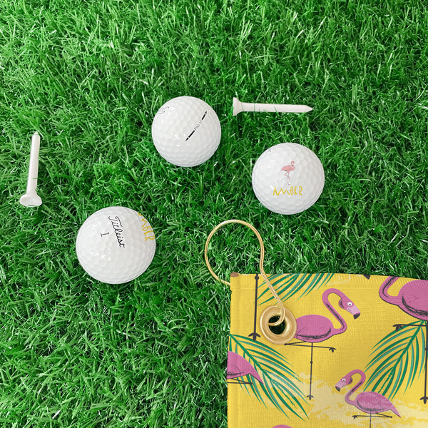 Pink Flamingo Golf Balls - Titleist - Set of 3 - LIFESTYLE