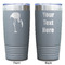 Pink Flamingo Gray Polar Camel Tumbler - 20oz - Double Sided - Approval