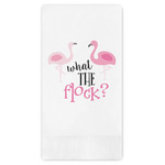 Pink Flamingo Guest Towels - Full Color (Personalized)