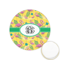 Pink Flamingo Printed Cookie Topper - 1.25" (Personalized)