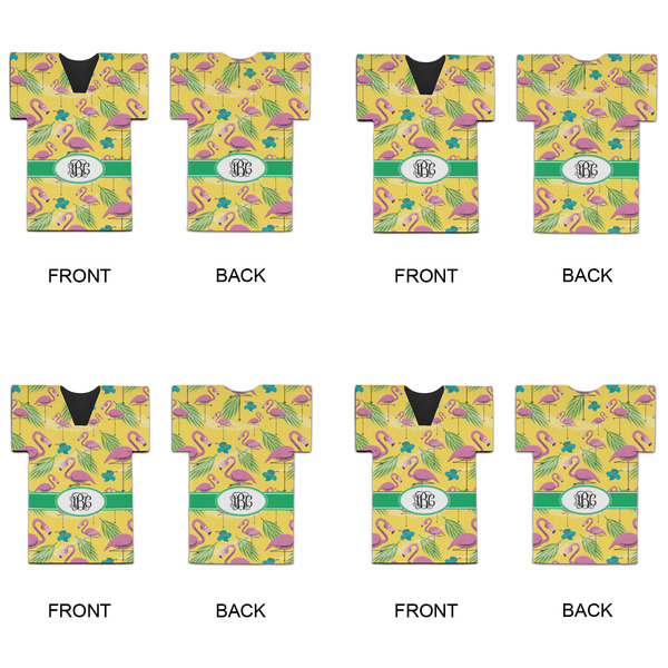 Pink Flamingo Jersey Bottle Cooler - Set of 4 - APPROVAL