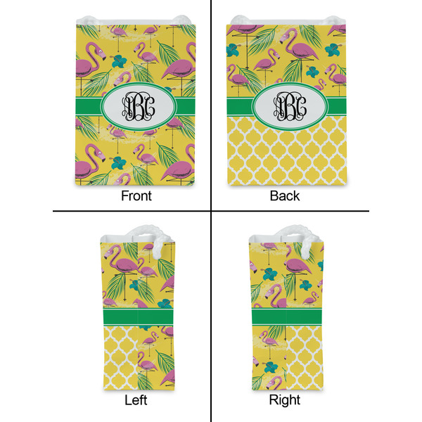 Pink Flamingo Jewelry Gift Bag - Gloss - Approval