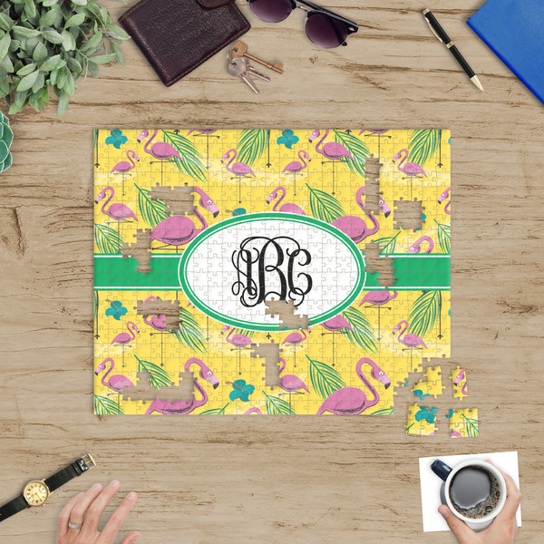 Pink Flamingo Jigsaw Puzzle 500 Piece - In Context