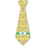 Pink Flamingo Iron On Tie - 4 Sizes w/ Monogram