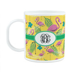 Pink Flamingo Plastic Kids Mug (Personalized)