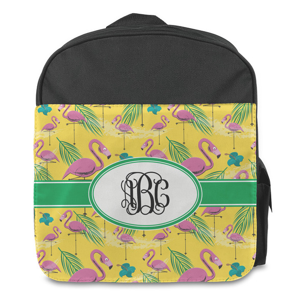 Pink Flamingo Kids Backpack - Front