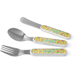 Pink Flamingo Kid's Flatware (Personalized)