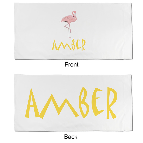 Pink Flamingo King Pillow Case - APPROVAL (partial print)