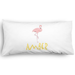 Pink Flamingo Pillow Case - King - Graphic (Personalized)