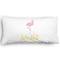 Pink Flamingo King Pillow Case - FRONT (partial print)