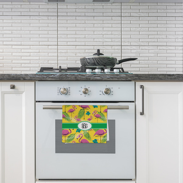 Pink Flamingo Kitchen Towel - Poly Cotton - Lifestyle
