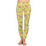Pink Flamingo Ladies Leggings - Extra Small