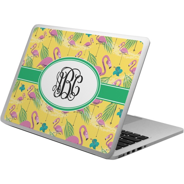 Custom Pink Flamingo Laptop Skin - Custom Sized (Personalized)