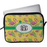 Pink Flamingo Laptop Sleeve / Case - 13" (Personalized)