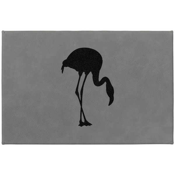 Pink Flamingo Large Engraved Gift Box with Leather Lid - Approval