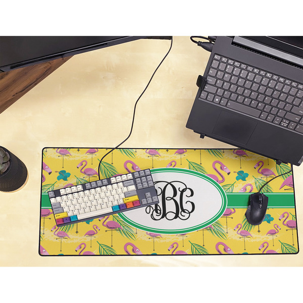 Pink Flamingo Large Gaming Mats - LIFESTYLE