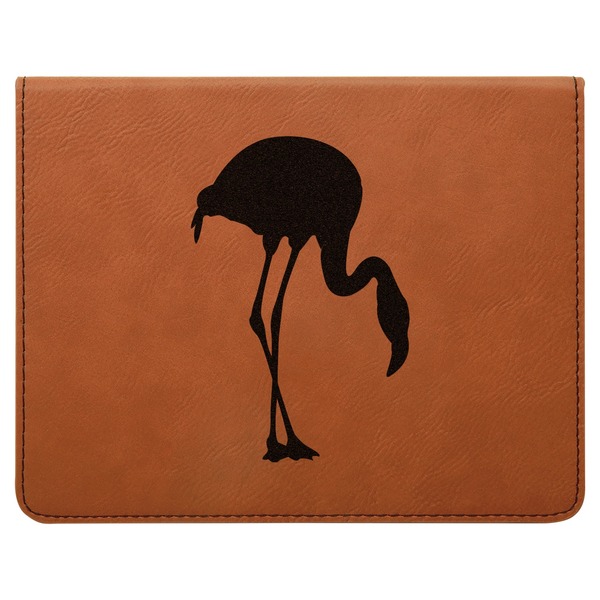 Pink Flamingo Leatherette 4-Piece Wine Tool Set Flat