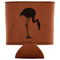 Pink Flamingo Leatherette Can Sleeve - Flat