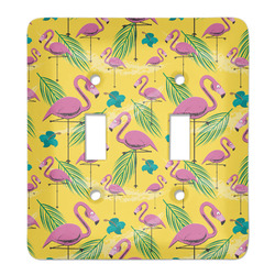 Pink Flamingo Light Switch Cover (2 Toggle Plate)