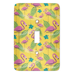 Pink Flamingo Light Switch Cover (Personalized)