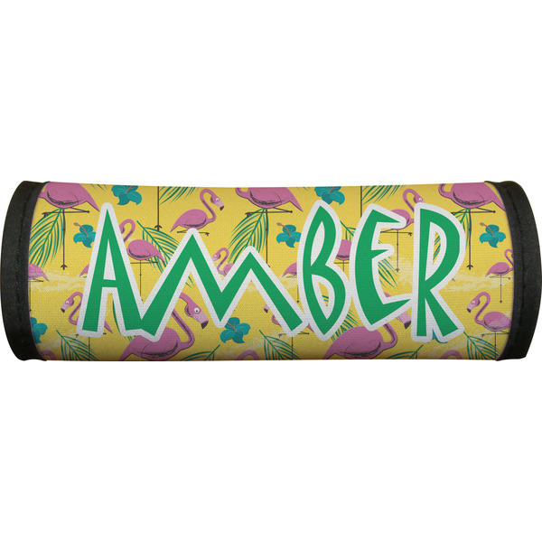 Pink Flamingo Luggage Handle Wrap