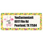 Pink Flamingo Return Address Labels (Personalized)