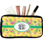 Pink Flamingo Makeup / Cosmetic Bag (Personalized)